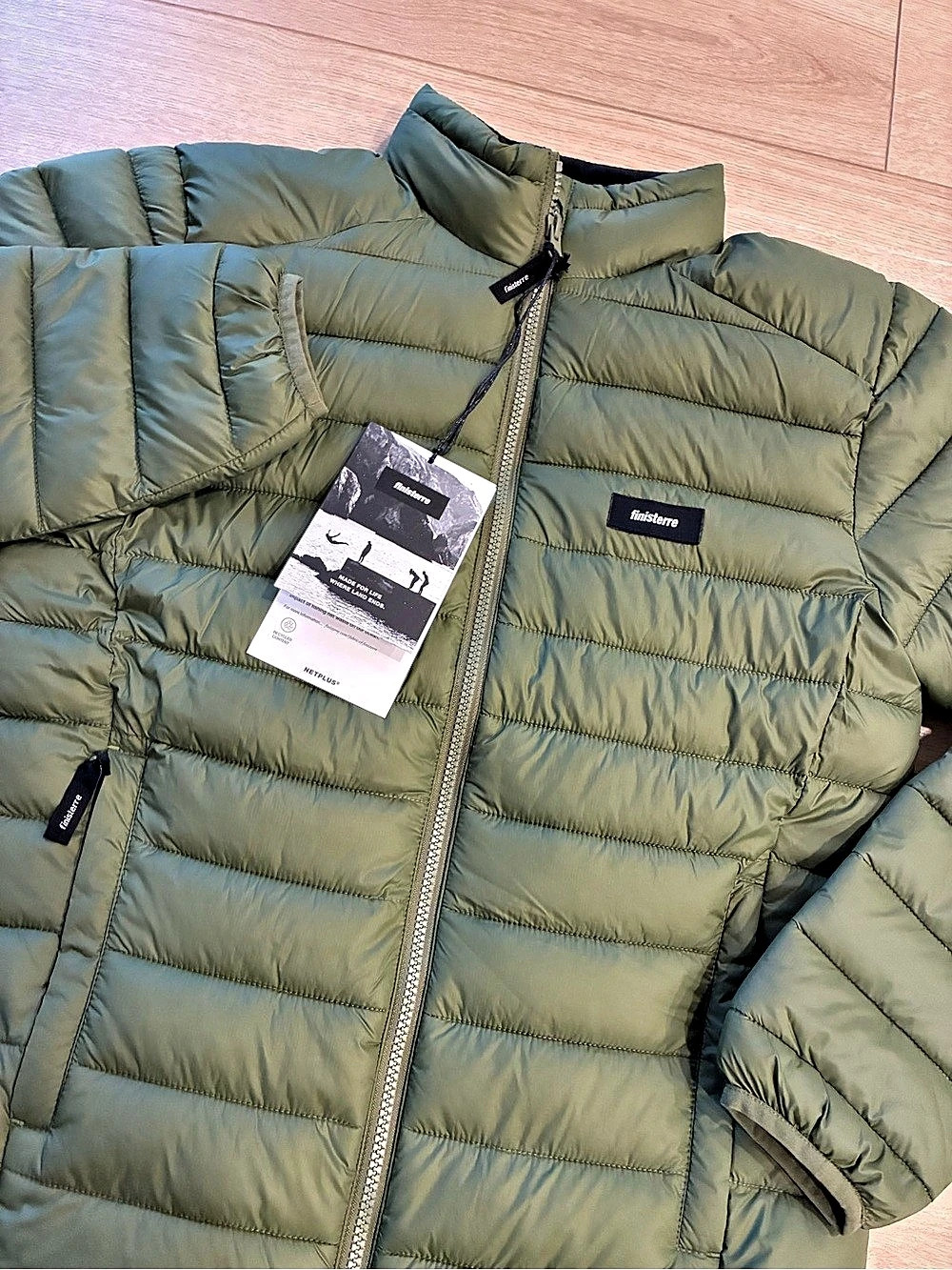 NWT finisterre Nimbus Jacket Men's Puffer Deep Seagrass Green Size XS
